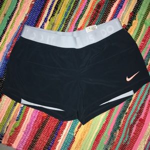 Nike dri fit shorts with built in spandex